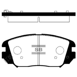 Колодки тормозные дисковые комплект HI-Q Sangsin Brake
