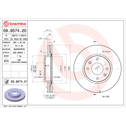 Диск гальмівний Brembo