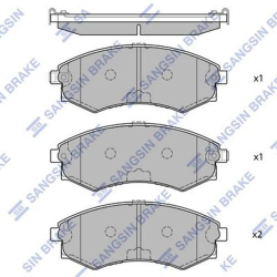 Колодки тормозные дисковые комплект HI-Q Sangsin Brake