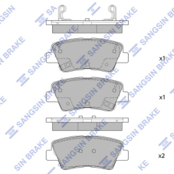 Колодки тормозные дисковые комплект HI-Q Sangsin Brake