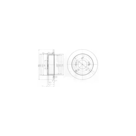 Диск тормозной Delphi BG3799. Фото 1 BG3799