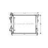 Радиатор охлаждения двигателя AVA QUALITY COOLING HY2172. Фото 1