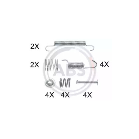 Комплектуючі для стоянкової гальмівної системи A.B.S. ABS 0899Q. Фото 1 ABS 0899Q
