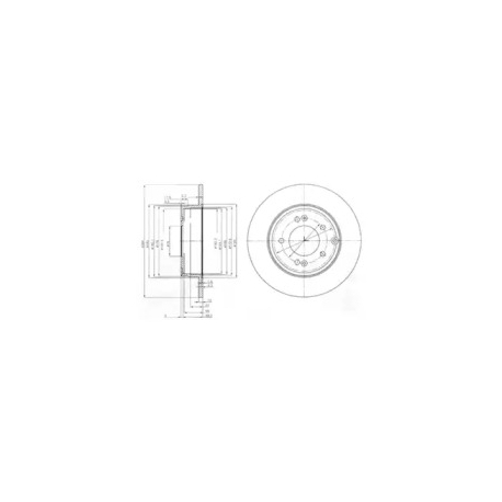 Диск тормозной Delphi BG4012. Фото 1 BG4012