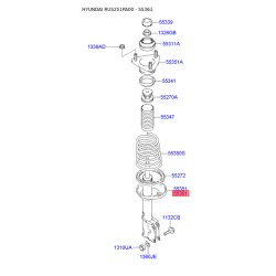 Амортизатор правый 55360-25151 Mobis