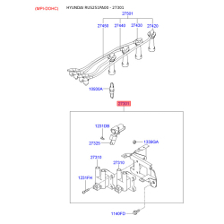 Катушка зажигания 27301-22600 Mobis Катушка зажигания 27301-22600 Mobis