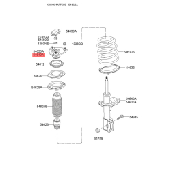 Опора стойки амортизатора 54610-1G605 Mobis