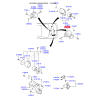 Подушка двигателя 21910-25400 Mobis - 2191025400 - схема с каталога 21910B, HMA250PA00