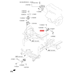 Подушка двигуна 21830-1R050 Mobis Подушка двигуна 21830-1R050 Mobis