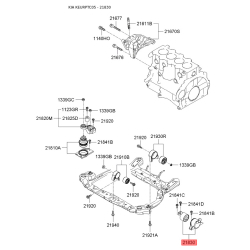 Подушка двигуна 21830-1G100 Mobis Подушка двигуна 21830-1G100 Mobis