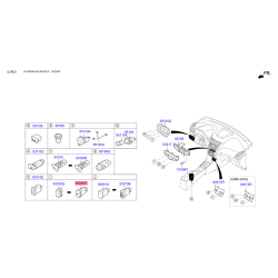 Вимикач 93350-1R000RY Mobis Вимикач 93350-1R000RY Mobis