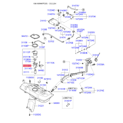 Фильтр топливный 31112-1G500 Mobis Фильтр топливный 31112-1G500 Mobis