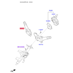 Перемикач склоочисника 93420-1R710 Mobis Перемикач склоочисника 93420-1R710 Mobis
