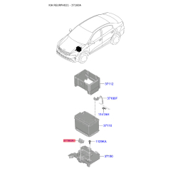 Крепление аккумулятора 37160-4L000 Mobis Крепление аккумулятора 37160-4L000 Mobis