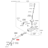 Затискач (засувка) кронштейна троса КПП 43794-1R100 Mobis - 437941R100 - схема з каталогу 43794, RRUSPDXR12