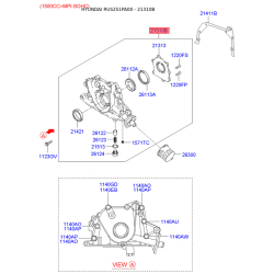 Масляний насос 21310-22650 Mobis Масляний насос 21310-22650 Mobis