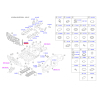 Ізоляція крила ліва 84116-3X000 Mobis - 841163X000 - схема з каталогу 84141F, AEURPSDA14