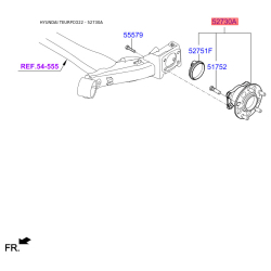 Ступица колеса 52730-F2000 Mobis Ступица колеса 52730-F2000 Mobis