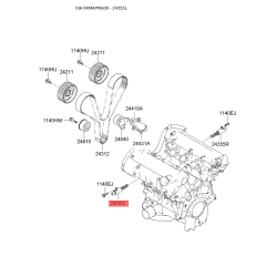 Клапан давления масла фазорегулятора левый 24355-3E000 Mobis