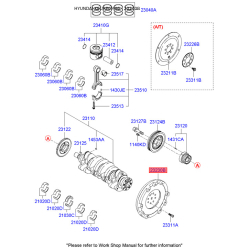 Маховик 23200-27803 Mobis