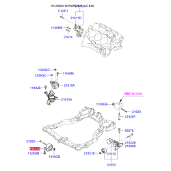 Подушка двигателя 21910-2D050 Mobis Подушка двигателя 21910-2D050 Mobis