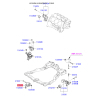Подушка двигуна 21910-2D000 Mobis - 219102D000 - схема з каталогу 21840, KHMAPGK07