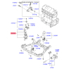 Подушка двигателя 21810-3L300 Mobis - 218103L300 - схема с каталога 21810A, KEURPNF08