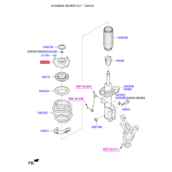 Опора стойки амортизатора 54610-C1000 Mobis