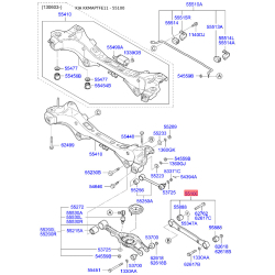 Рычаг подвески колеса верхний 55100-3R000 Mobis Рычаг подвески колеса верхний 55100-3R000 Mobis
