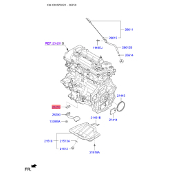 Кільце маслоприймача 26259-2B000 Mobis Кільце маслоприймача 26259-2B000 Mobis