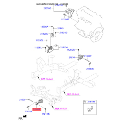 Подушка двигуна 21950-F2300 Mobis Подушка двигуна 21950-F2300 Mobis