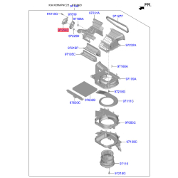 Крышка (корпус или кронштейн) отопителя 97154-F2000 Mobis Крышка (корпус или кронштейн) отопителя 97154-F2000 Mobis