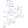 Подушка двигателя 21810-3X000 Mobis - 218103X000 - схема с каталога 21810A, KKMAPA716