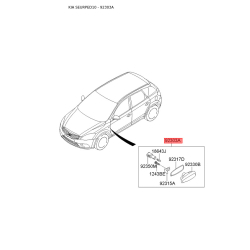 Фонарь указателя поворота 92303-3L100 Mobis