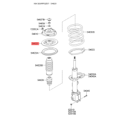 Опорное кольцо, опора стойки амортизатора верхнее 54620-0Z000 Mobis