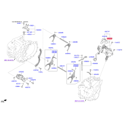 Модуль важеля управління коробки передач, перемикання перед 43810-2D205 Mobis Модуль важеля управління коробки передач, перемикання перед 43810-2D205 Mobis
