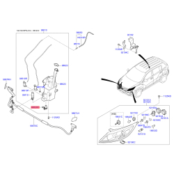 Датчик, уровень жидкости в омывателе 98520-3J000 Mobis Датчик, уровень жидкости в омывателе 98520-3J000 Mobis