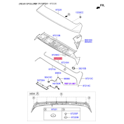 Спойлер 87213-F1000 Mobis Спойлер 87213-F1000 Mobis