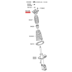 Опора стойки амортизатора 55320-2F000 Mobis Опора стойки амортизатора 55320-2F000 Mobis