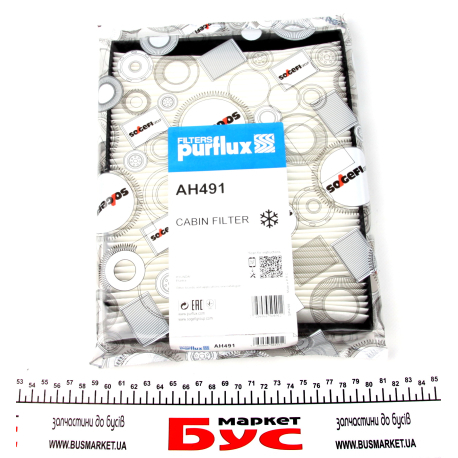 Фильтр салона PURFLUX - AH491 - изображение №1 AH491