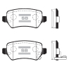 Колодки тормозные дисковые комплект HI-Q Sangsin Brake - SP1536 - изображение №1