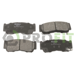 Колодки тормозные дисковые комплект задние Profit