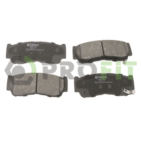 Колодки гальмівні дискові комплект задні Profit - PR 5000-1910 - зображення №1 PR 5000-1910