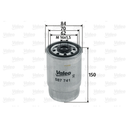 Фільтр паливний Valeo