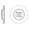 Диск тормозной HI-Q Sangsin Brake - SD1110 - изображение №1