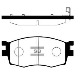 Колодки тормозные дисковые комплект HI-Q Sangsin Brake