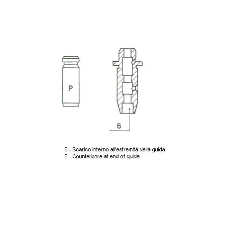 Напрямна втулка клапана Metelli - 01-S2920 - зображення №1 01-S2920