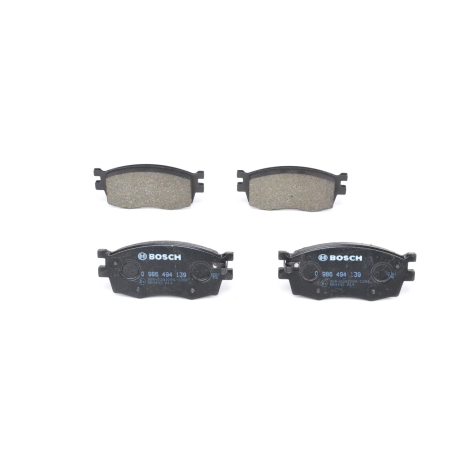 Колодки тормозные дисковые комплект BOSCH - 0 986 494 139 - изображение №1 0 986 494 139