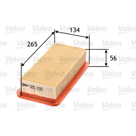 Фільтр повітряний Valeo - VL 585209 - зображення №1 VL 585209