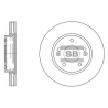 Диск тормозной HI-Q Sangsin Brake - SD1019 - изображение №1